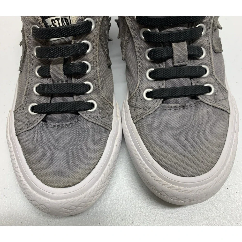 Converse Pro Blaze Shoes Sneakers Youth 13 Gray Star Chevron Canvas